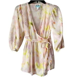 NEW Future Collective GABRIELLA KAREFA-JOHNSON blouse wrap top